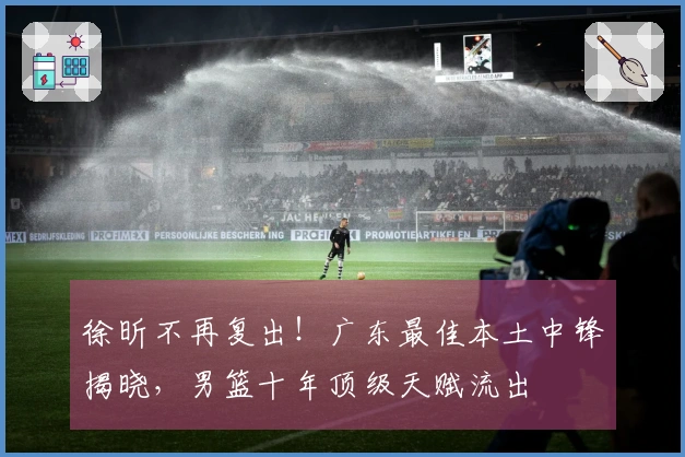 徐昕不再复出！广东最佳本土中锋揭晓，男篮十年顶级天赋流出