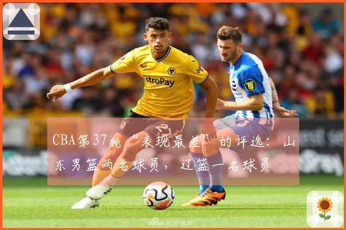 CBA第37轮“表现最差”的评选：山东男篮两名球员，辽篮一名球员